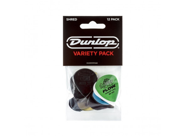 Dunlop  PVP118 Variety Pack Shred Plectrums (Pack of 12)